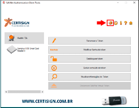 Passo 2 – Selecionar token operacional