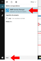 Passo 1 – Abrir Administração de Token